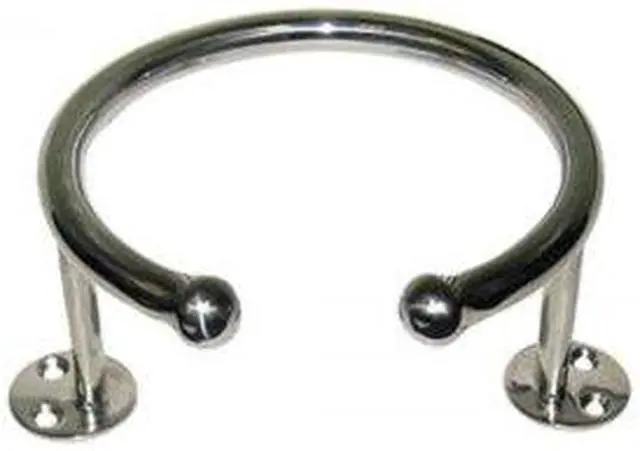 Alt view image 5 of 5 - Whitecap Top Mount Ring SS Cup Holder - 1-Drink - Base Mount [S-3516]