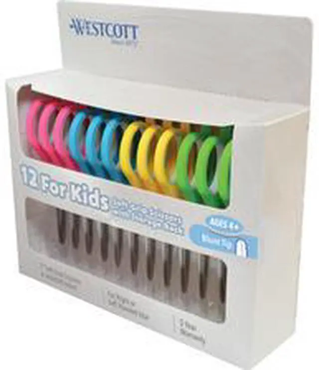 Alt view image 10 of 10 - Westcott Scissors,5",Sfthdl,Bl,Ast 15971