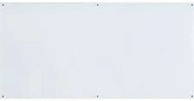 Alt view image 4 of 4 - Lorell Premium Glass Board - 96" (8 ft) Width x 48" (4 ft) Height - White Glass Surface - Rectangle - 1 Each