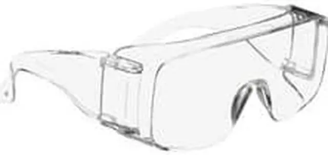 Alt view image 11 of 11 - 3M Tour-Guard V Protective Eyewear - Frameless OTG - Clear Single Lens - 100/Carton TGV01-100
