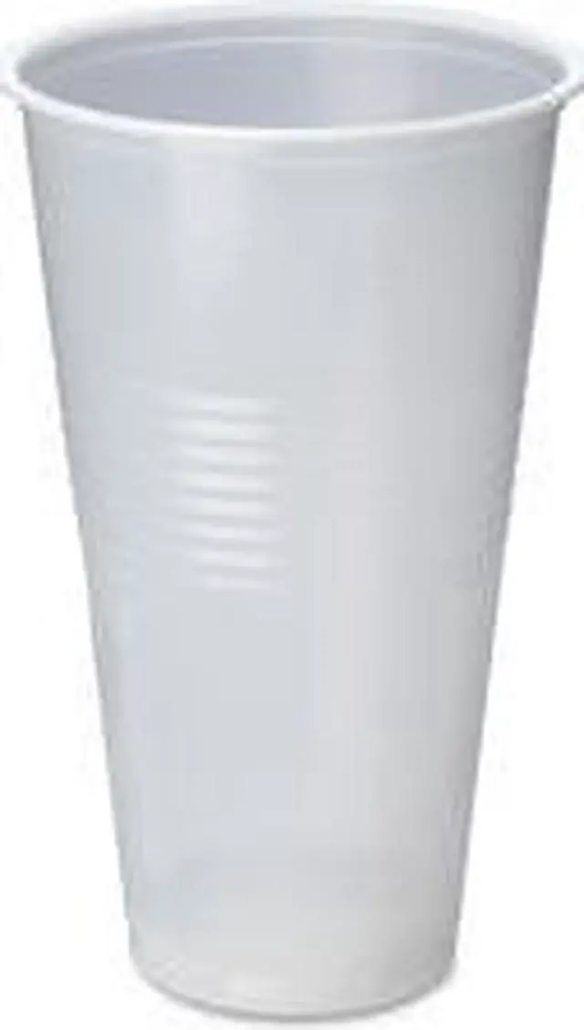 Alt view image 2 of 5 - Genuine Joe Translucent Cups 20oz. 50BG/CT Clear 10502