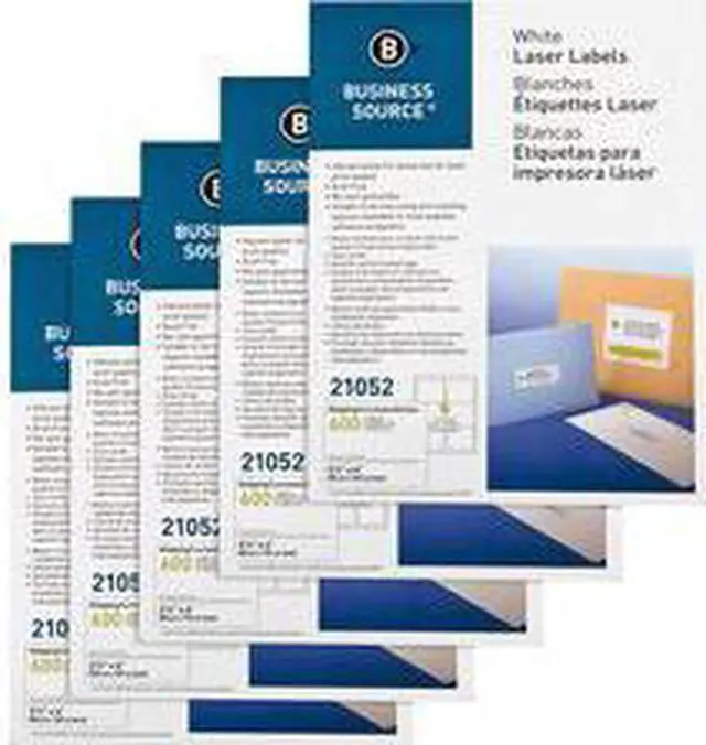 Alt view image 3 of 3 - Mailing Labels Laser/Inkjet 3-1/3"x4" 3000/CT White