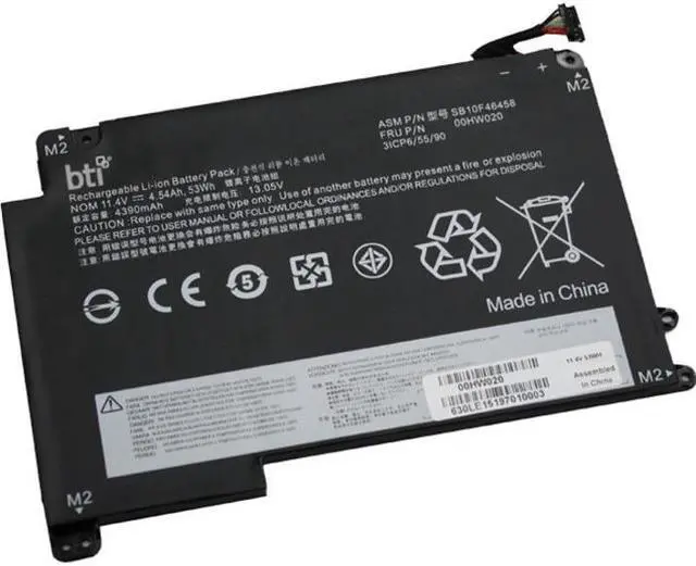 Alt view image 3 of 5 - BTI Battery - For Notebook - Battery Rechargeable - 4540 mAh - 53 Wh - 11.40 V