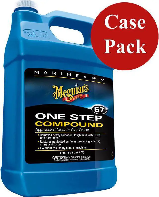 Main image of Meguiar's Marine One-Step Compound - 1 Gallon *Case of 4*