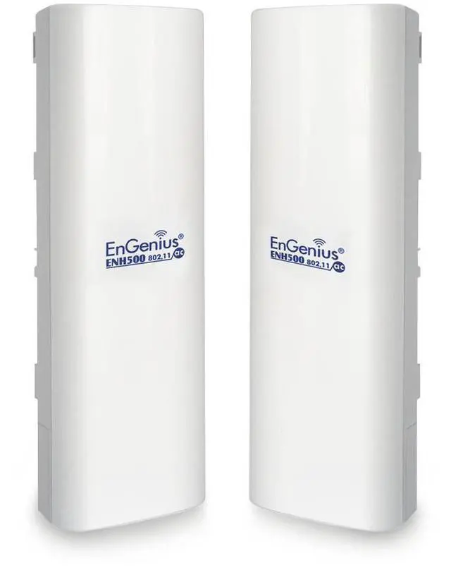 Alt view image 8 of 14 - EnGenius Technologies ENH500v3 Wi-Fi 5 Wave 2 Outdoor AC867 5GHz Plug-n-Play Wireless CPE/Client Bridge, PTP/PTMP, IP55, 27dBm with 16 dBi High-Gain Antenna, Long Range up to 5 Miles [2-Pack]