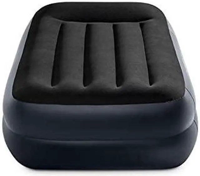 Alt view image 9 of 16 - Intex Dura-Beam Series Pillow Rest Raised Twin Airbed with Internal Pump