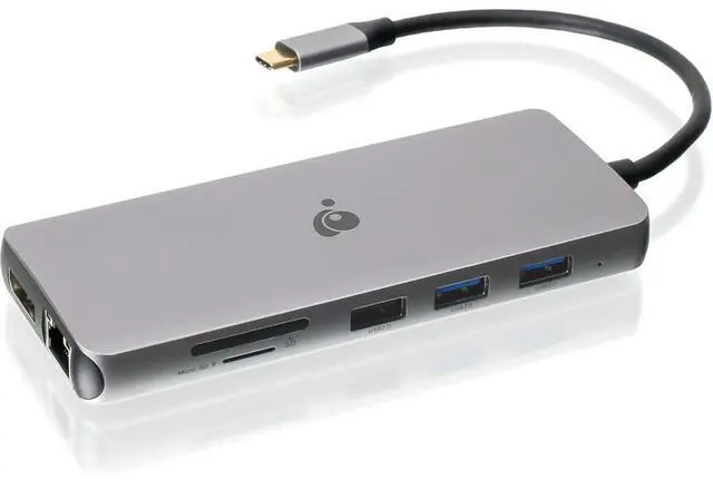 Alt view image 2 of 20 - IOGEAR USB-C Triple HD Compact Dock w/ PD 3.0 GUD3C4K3P
