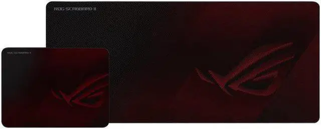 Alt view image 2 of 5 - ASUS ROG Scabbard II Gaming Mouse Pad - Protective Nano Coating Surface Repels Water-Oil-Dust, Anti-Fray Flat Stitched Edges, Non-Slip Rubber Base, Optimized Surface for Smooth Glide and Comfort