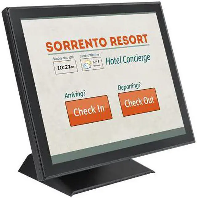 Alt view image 3 of 7 - Planar Systems 997-7414-01 17in Pt1745p Black Ledlcd 10pt Mntr Sxga VGA, HDMI, DP