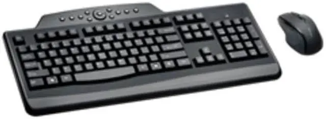 Alt view image 3 of 13 - Kensington Black Proprietary Interface RF Wireless Standard Wireless Media Desktop Set