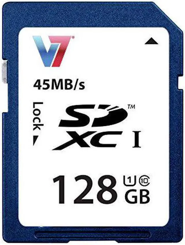 Alt view image 7 of 8 - V7 128 GB Secure Digital Extended Capacity (SDXC)