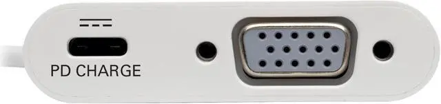 Alt view image 2 of 2 - Tripp Lite U444-06N-V-C USB C to VGA External Video Adapter with USB-C Pd Charging