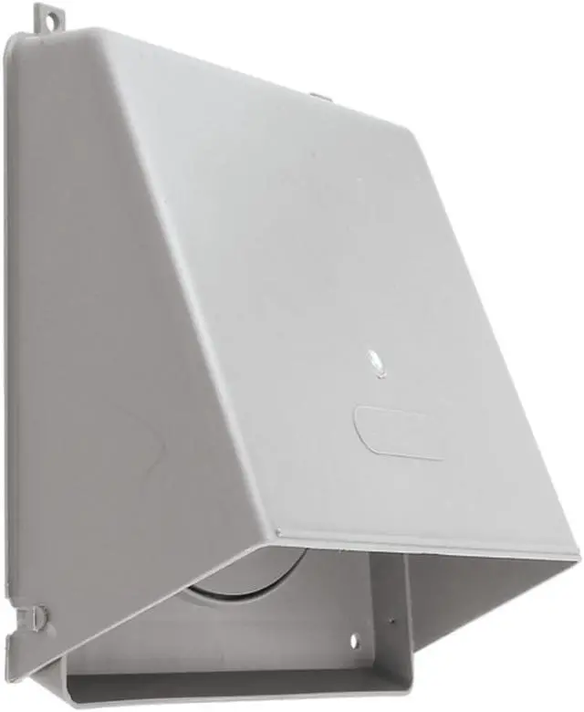 Alt view image 5 of 5 - Cap Wall Rnd Duct 6 In Plstc LAMBRO INDUSTRIES Range Hood Accessories 351G Gray