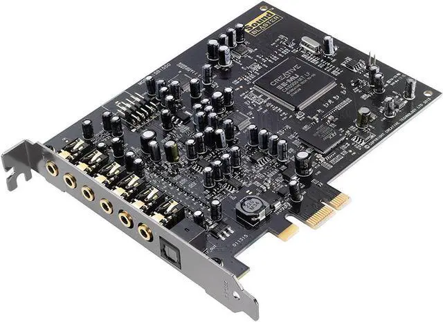 Alt view image 6 of 7 - Creative Sound Blaster Audigy PCIe RX 7.1 Sound Card with High Performance Headphone Amp - NEW