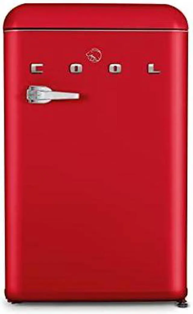 Alt view image 3 of 3 - COMMERCIAL COOL 4.4 cu. ft. Retro All-Refrigerator Red CCRR4ALR