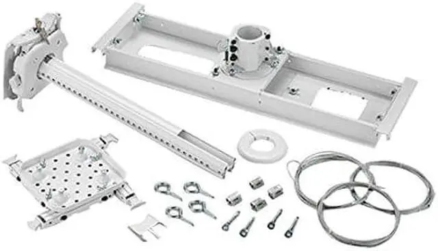 Alt view image 5 of 5 - Chief SYSAUW Universal Suspended Ceiling Mount for Projector - White