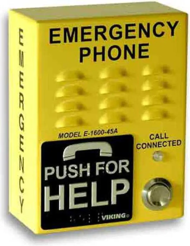 Alt view image 2 of 2 - Viking Electronics - E-1600-45A-EWP - Viking Electronics E-1600-45A-EWP elevator phne ylw weather prtc