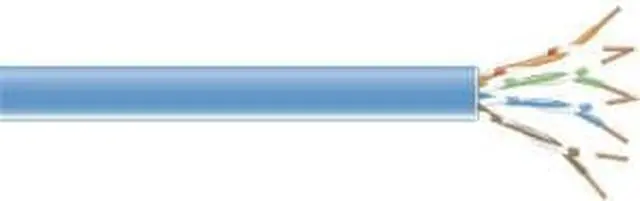 Alt view image 9 of 9 - Black Box C6-CMP-SLD-BL CAT6 250-MHz Solid Bulk Cable - Unshielded, Plenum, Pull Box, Blue, 1000 ft.