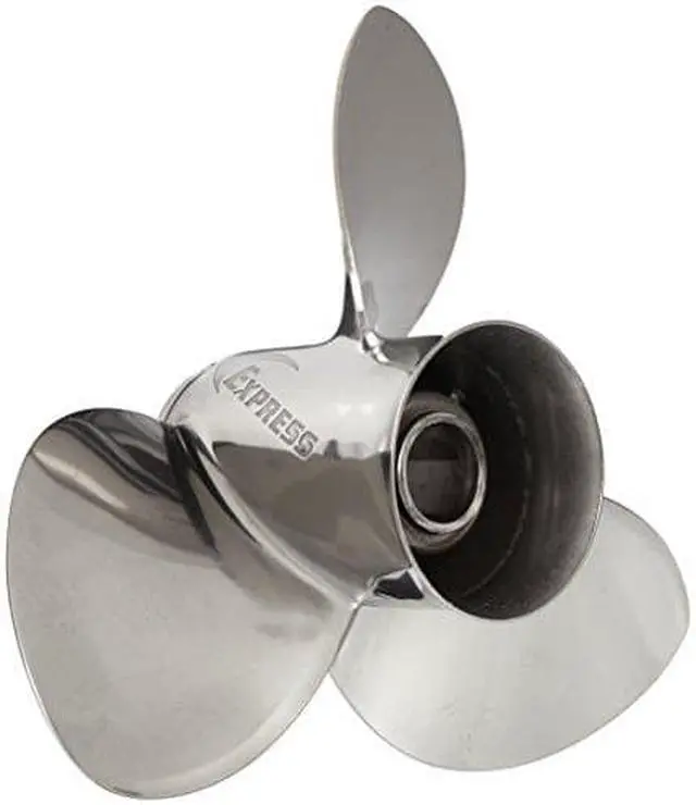 Alt view image 4 of 5 - Turning Point Express® EX1-1315/EX2-1315 Stainless Steel Right-Hand Propeller - 13.75 x 15 - 3-Blade