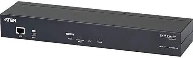 Alt view image 9 of 9 - ATEN KN1000A REMOTE 1P VGA KVM OVER IP SW. W/PDU