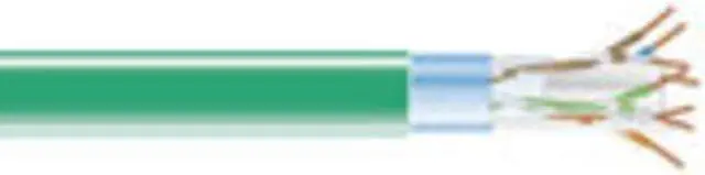 Alt view image 9 of 12 - Black Box EVNSL0617A-1000 CAT6 400-MHz Solid Bulk Cable - Shielded, Plenum, Green, 1000 ft. Spool