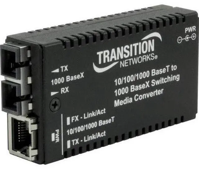 Alt view image 9 of 10 - Transition Networks Mini Gigabit Ethernet Media Converter