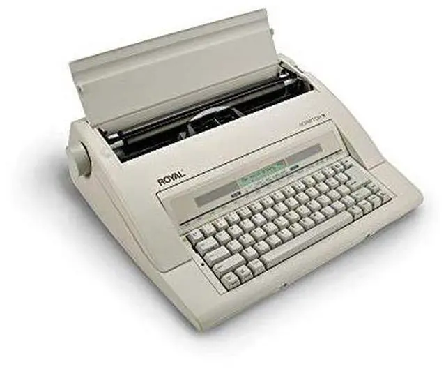 Alt view image 10 of 19 - Royal 69147T Scriptor II Personal Portable Electronic Typewriter with 20 Character, 2 Line LCD Display