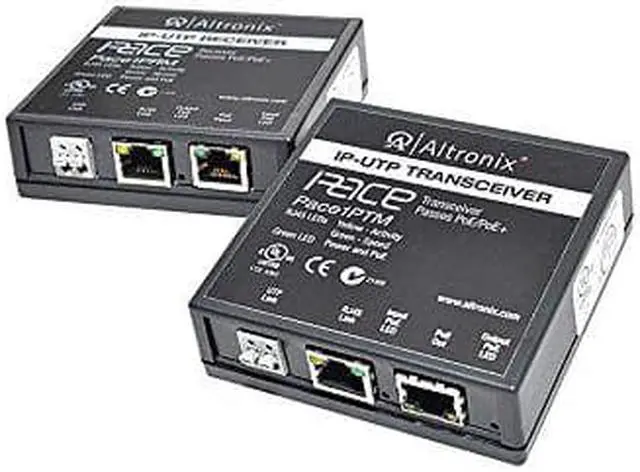 Alt view image 4 of 4 - Altronix - PACE1PRMT - Long Range Ethernet over UTP/CAT5e Receiver/Transceiver adapter kit. Transmits IP video/data over
