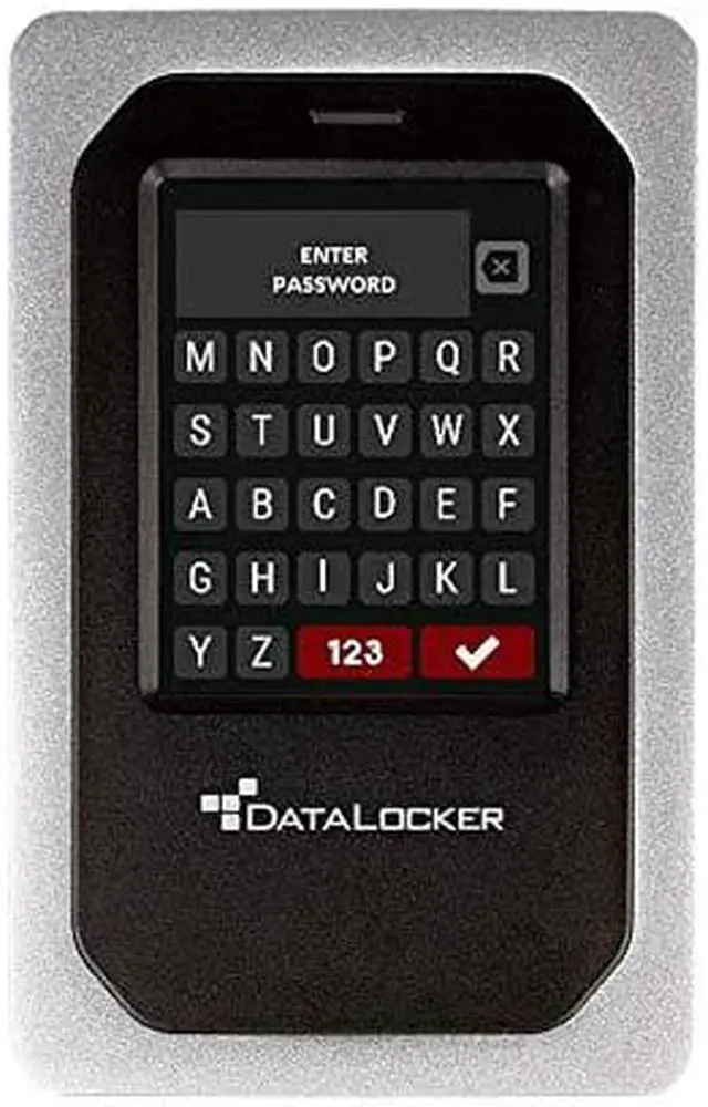 Alt view image 14 of 15 - DataLocker DL4 FE 1TB USB 3.2 Portable External Hard Drive DL41TBFE
