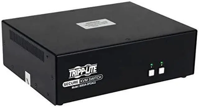 Alt view image 8 of 15 - Tripp Lite 2-Port NIAP PP3.0-Certified DisplayPort KVM Switch B002ADP2AC2