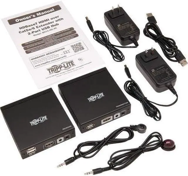 Alt view image 7 of 14 - Tripp Lite B013-HU-4K KVM Console/Extender B013HU4K