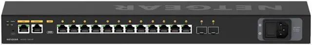 Alt view image 3 of 4 - NETGEAR 12x2.5G and 2xSFP+ Managed Switch | AV Line M4250-12M2XF, MSM4214X
