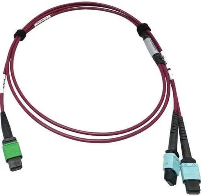Alt view image 8 of 10 - Tripp Lite 3m 400G Multimode 50/125 OM4 Fiber Optic Cable Magenta N846D03M16DMG