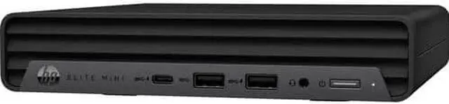 Alt view image 10 of 10 - HP Elite Mini 600 G9 Desktop Computer - Intel Core i5 12th Gen i5-12500T Hexa-core (6 Core) 2 GHz - 8 GB RAM DDR5 SDRAM - 256 GB M.2 PCI Express NVMe SSD - Mini PC - Intel Q670 Chip - Windows 11 Pro -
