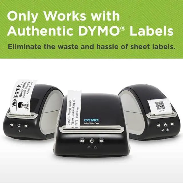 Alt view image 9 of 9 - DYMO LabelWriter 5XL Direct Thermal Printer USB Black 2112554