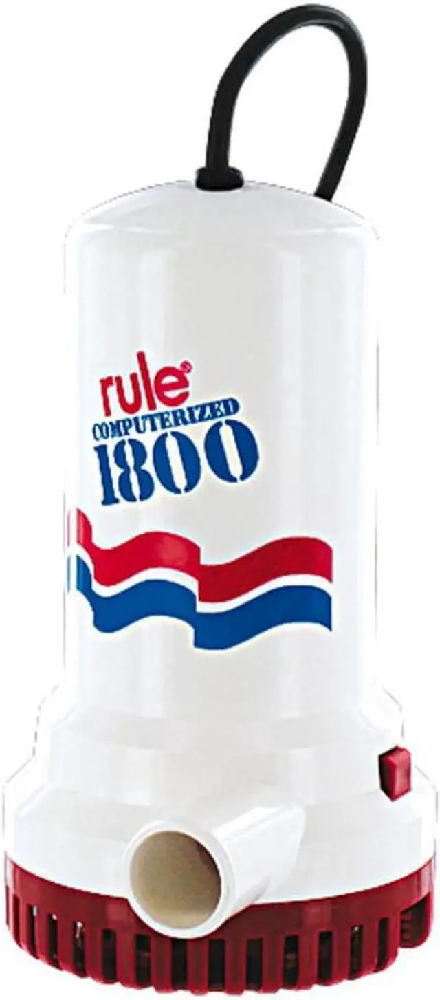 Alt view image 5 of 5 - RULE 1800 GPH NON-AUTOMATIC 110V PUMP A53D