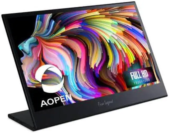 Alt view image 9 of 16 - AOPEN 16PM6Q 15.6" FHD 1920x1080 USB-C Portable IPS Monitor UMZP6AA003