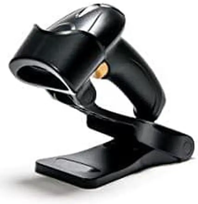 Alt view image 3 of 4 - Star Micronics Wireless Bluetooth 1D/2D Barcode Scanner - Black - Wireless Connectivity - 1D, 2D - Imager - Bluetooth - Black - Stand Included - IP42
