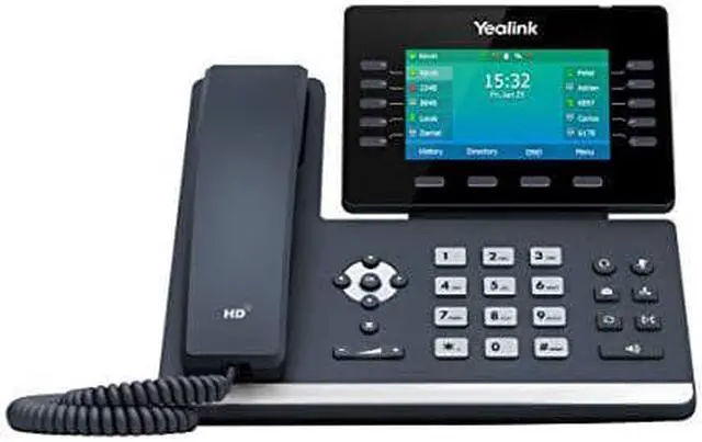 Alt view image 14 of 15 - Yealink SIP-T54W IP Phone Corded/Cordless Wall Mountable Desktop Gray