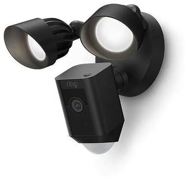 Alt view image 20 of 20 - RING Floodlight Cam Wired Plus Motion-Activated 1080p HD Black