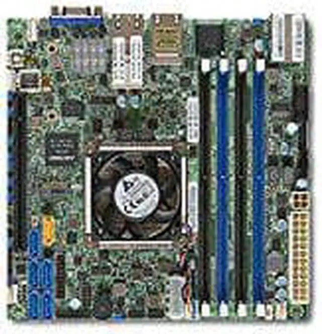 Alt view image 4 of 4 - SUPERMICRO X10SDV-4C+-TLN4F-O Supermicro X10SDV-4C-TLN4F-O Intel Xeon D-1518 DDR4 SATA3 and USB3.0 V and 4GbE Mini-ITX Motherboard  and  CPU Combo X10SDV-4C+-TLN4F-O