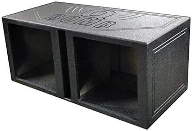 Alt view image 5 of 5 - Qpower QBOMB15VSQ Dual Square 15" Vented Qbomb Empty Enclosure