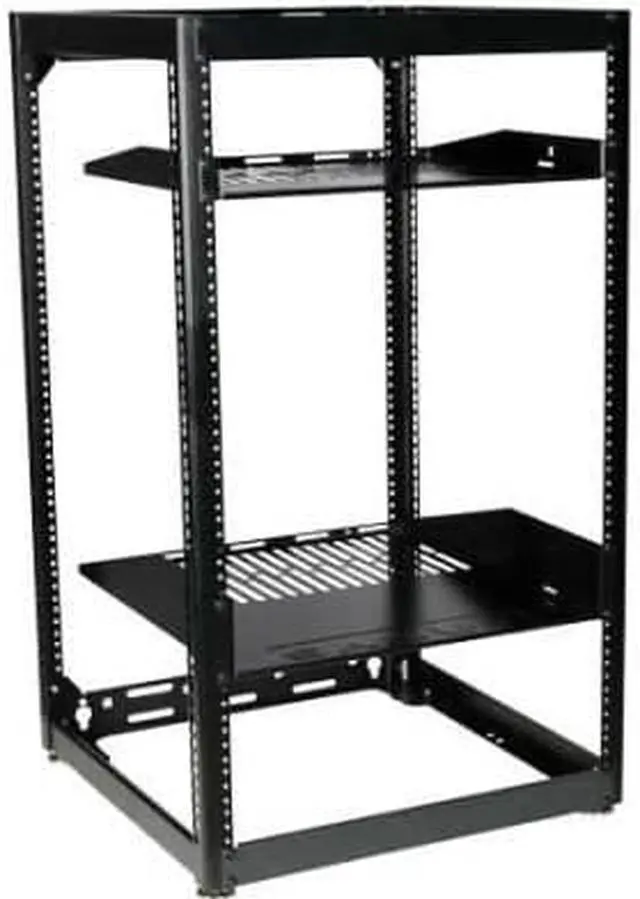 Alt view image 6 of 6 - Sanus CFR1620 35" Tall AV Rack 20U Stackable Skeleton Rack