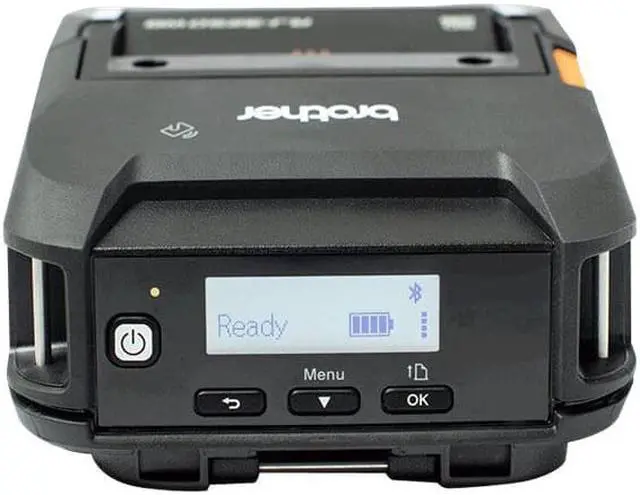 Alt view image 6 of 6 - Brother RuggedJet Mobile Direct Thermal Printer Monochrome RJ-3230BL