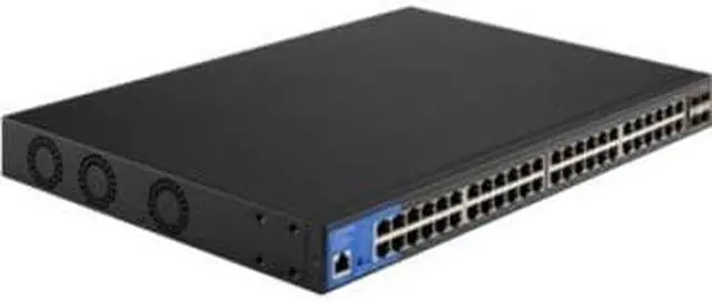 Alt view image 4 of 4 - Linksys 48-Port Managed Gigabit PoE+ Switch LGS352MPC