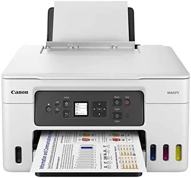 Alt view image 10 of 20 - Canon MAXIFY GX3020 Wireless Inkjet Multifunction Printer Color 5777C002