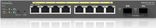Alt view image 5 of 12 - EnGenius EWS2910P-FIT Ethernet Switch with 55W Budget, 2 SFP Uplink Ports
