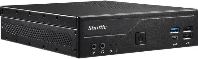 Alt view image 13 of 13 - Shuttle XPC slim DH610 Barebone System - Slim PC - Socket LGA-1700 - 1 x Processor Support - Intel H610 Chip - 64 GB DDR4 SDRAM DDR4-3200/PC4-25600 Maximum RAM Support - 2 Total Memory Slots - Serial