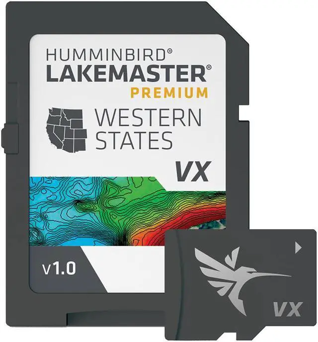 Alt view image 5 of 7 - Humminbird Lakemaster VX Premium West States microSD