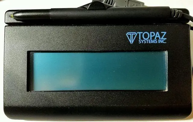Alt view image 6 of 6 - Topaz SignatureGem T-L462 Signature Capture Pad  TOPAZ SIGNATUREGEM LCD 1X5IN BACKLIT INCLUDES SIGPLUS SWBacklit LCDUSB